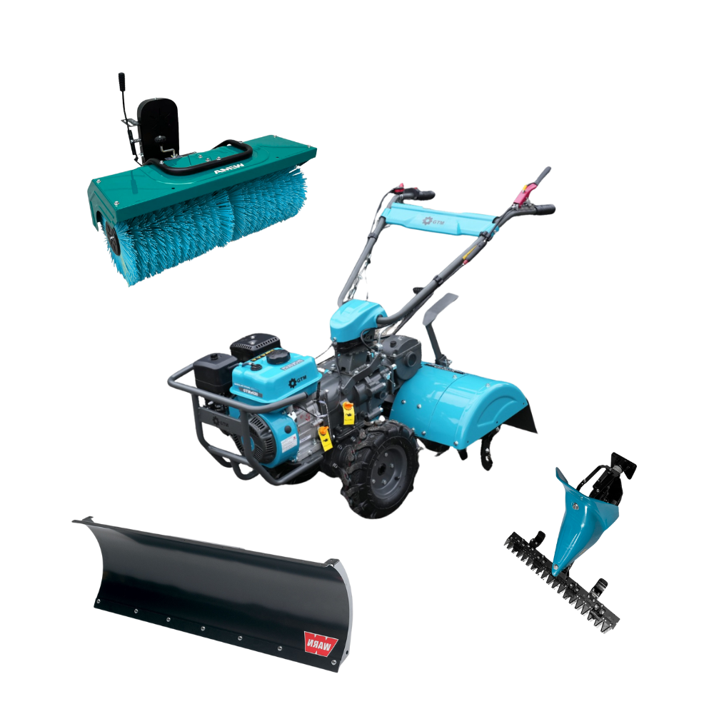 Gasoline Tiller GTMx620 – 7 HP, 5.15 kW + 3-in-1 Accessories Kit